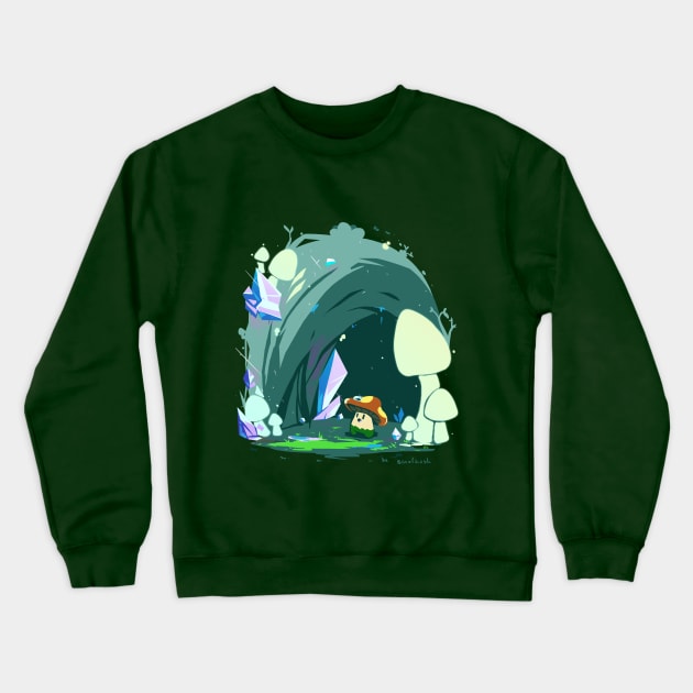 Mushy Cavern Crewneck Sweatshirt by Binoftrash